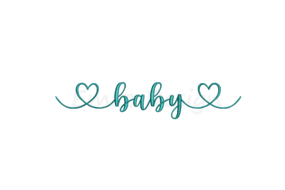 Baby Heart Embroidery Design: A Cute and Versatile Addition for Craft Fairs