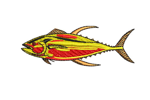 Beautiful Fish Embroidery Design: A Graceful Addition to Personalized Gifts