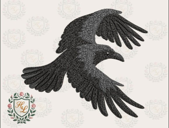 Black Bird Flying Embroidery Files Review