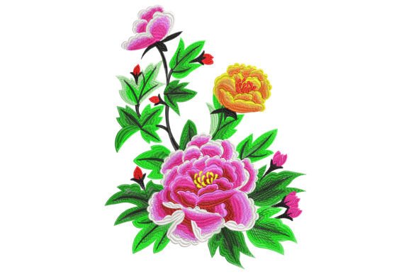 Blooming Peonies Embroidery Review for Real Projects