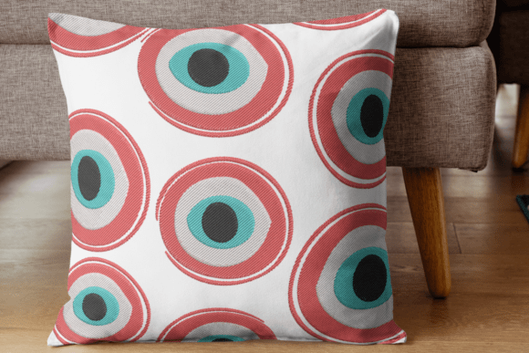 Cartoon Eye Embroidery Pattern Design Review for Seasonal Use