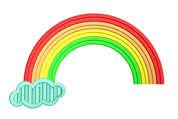 Colorful Rainbow Embroidery Design Review for Handmade Gifts