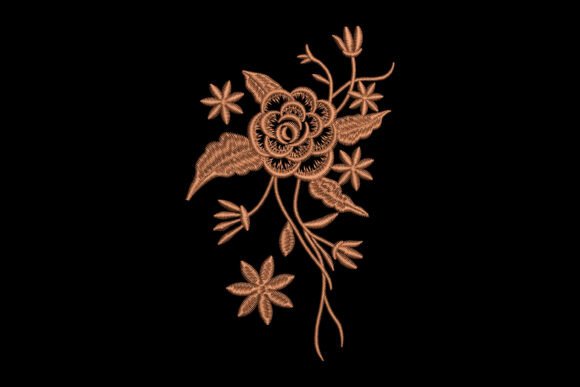 Copper Rose Vine Embroidery Review: A Timeless Addition to Your Design Kit
