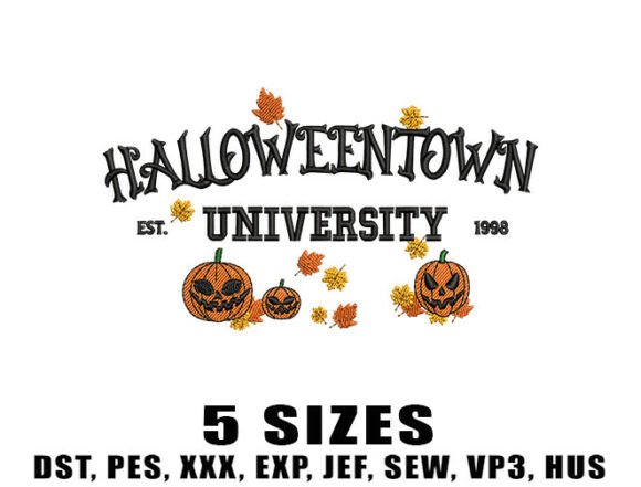Halloweentown 1998 Embroidery Design Review for Craft Fair Success