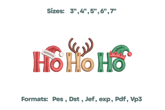 Ho Ho Ho Santa Reindeer Elf Embroidery Review for Personalized Gifts