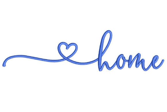 Home – Embroidery Design with Heart