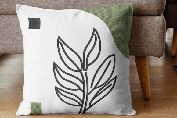Minimal Leaf Art Embroidery Design Review for Personalized Gifts