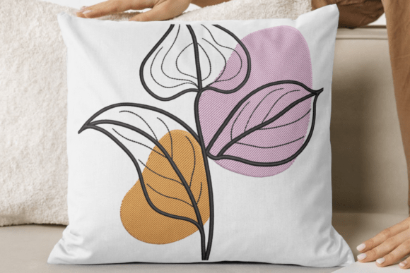 Modern Leaf Line Embroidery Design Review for Real Projects