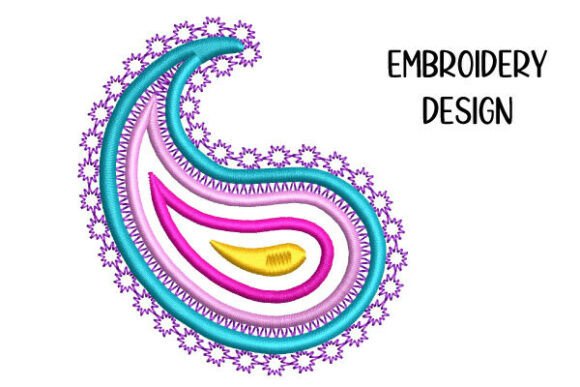 Ornamental Paisley Motif Embroidery Review for Personalized Gifts