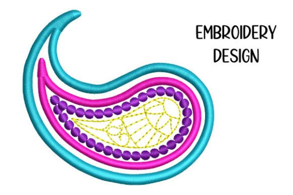 Paisley Element Embroidery Design Review for Craft Fair Creations