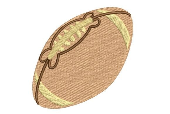 Stylized American Football Embroidery Design Review