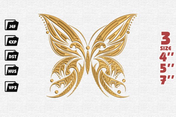 Tribal Butterfly Embroidery: A Bold Seasonal Statement