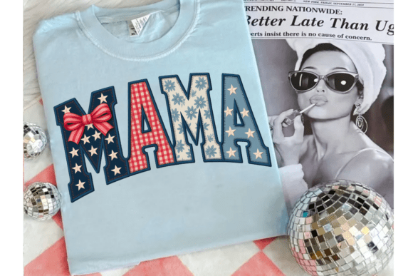Varsity Mama 4th of July Embroidery PNG Review for Seasonal Creations